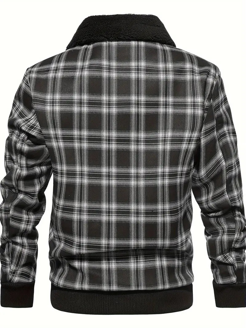 ALFRED | CHECKED FLEECE JACKET