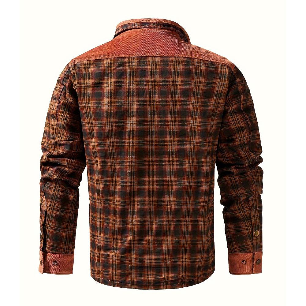 OLIVER | SHERPA-LINED FLANNEL JACKET