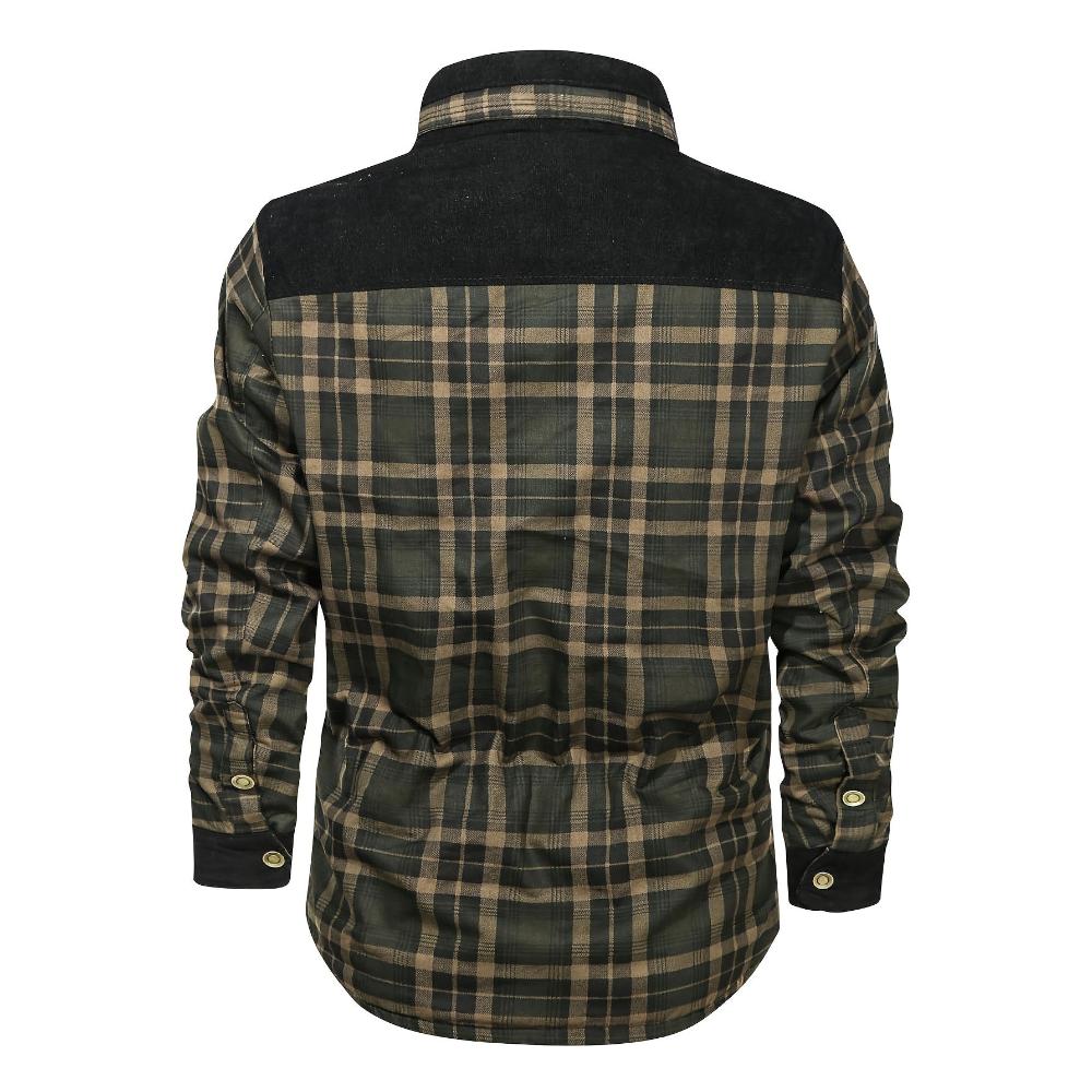 OLIVER | SHERPA-LINED FLANNEL JACKET