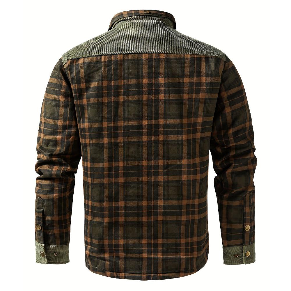 OLIVER | SHERPA-LINED FLANNEL JACKET