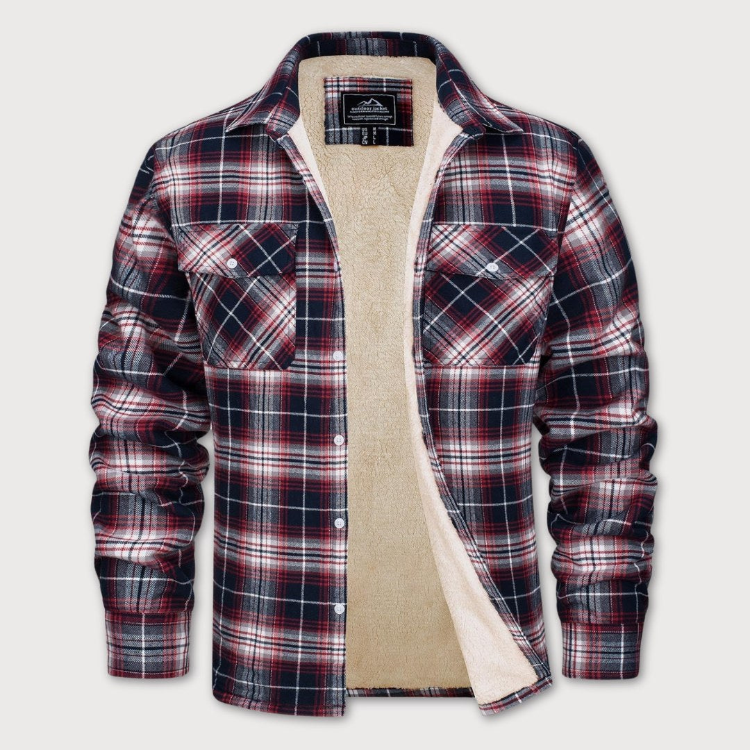 OTTO | FLEECE-LINED CHECKERED JACKET