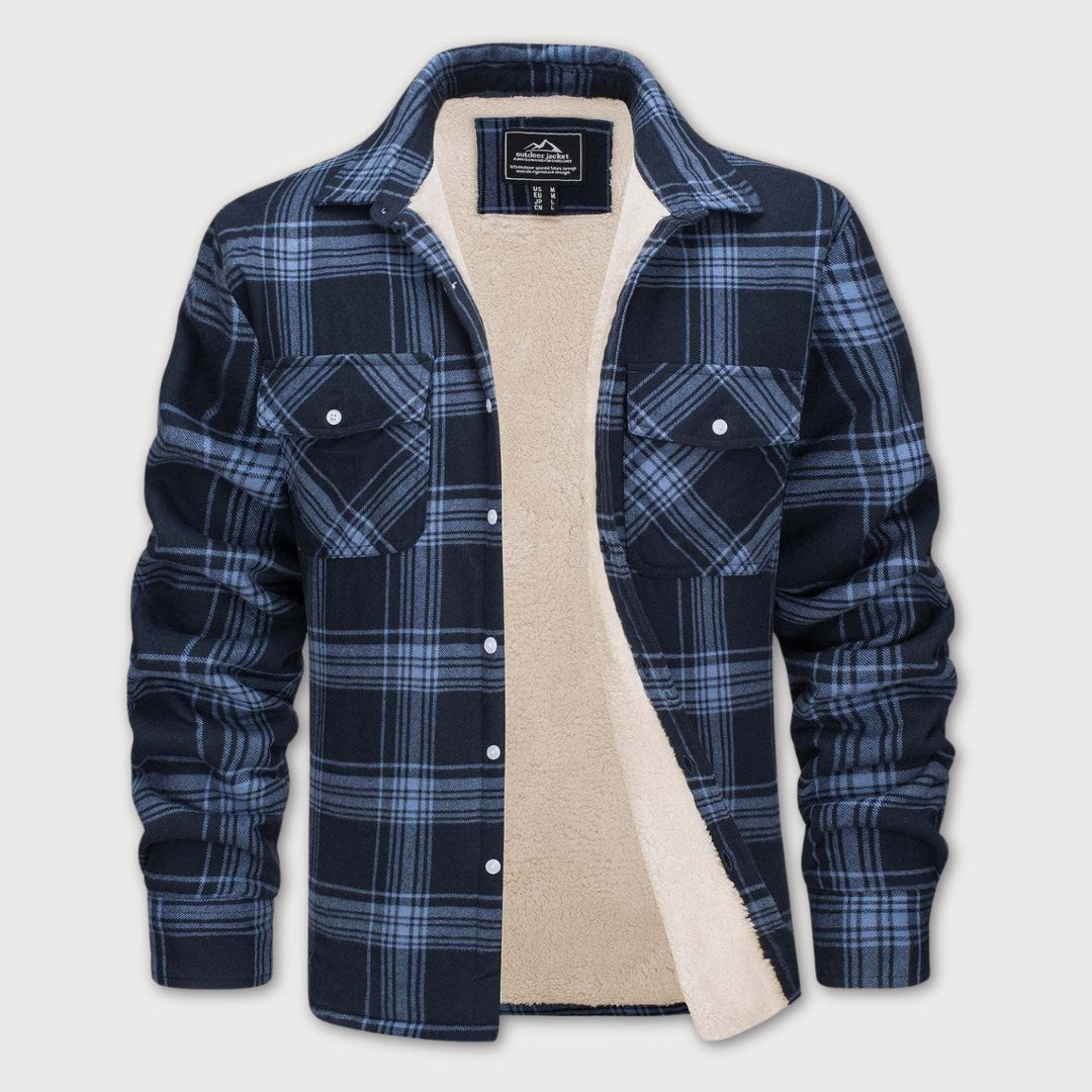 OTTO | FLEECE-LINED CHECKERED JACKET