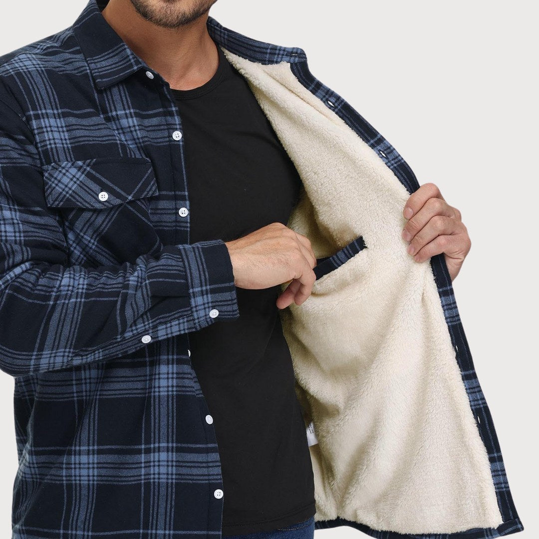 OTTO | FLEECE-LINED CHECKERED JACKET