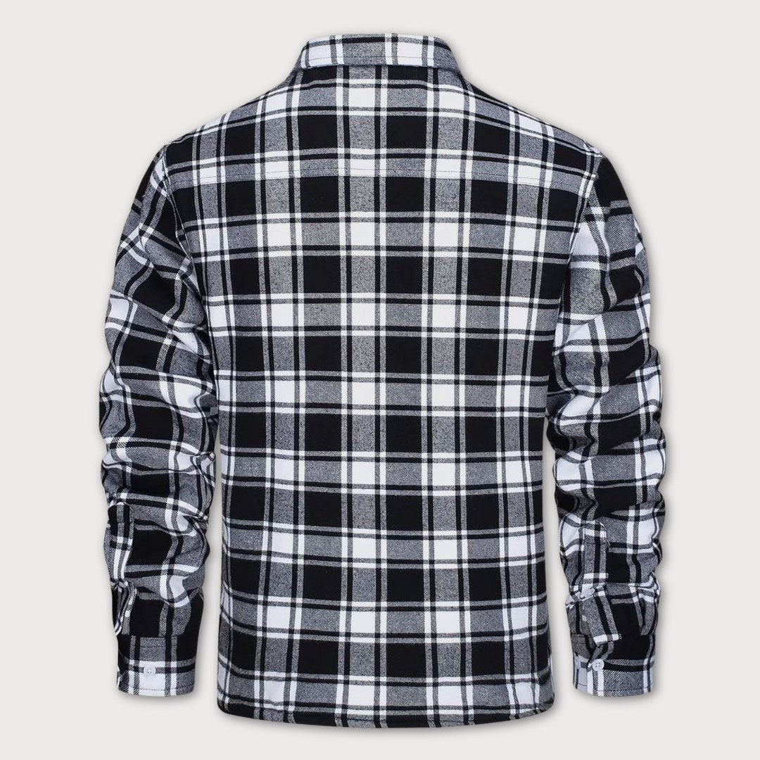 OTTO | FLEECE-LINED CHECKERED JACKET