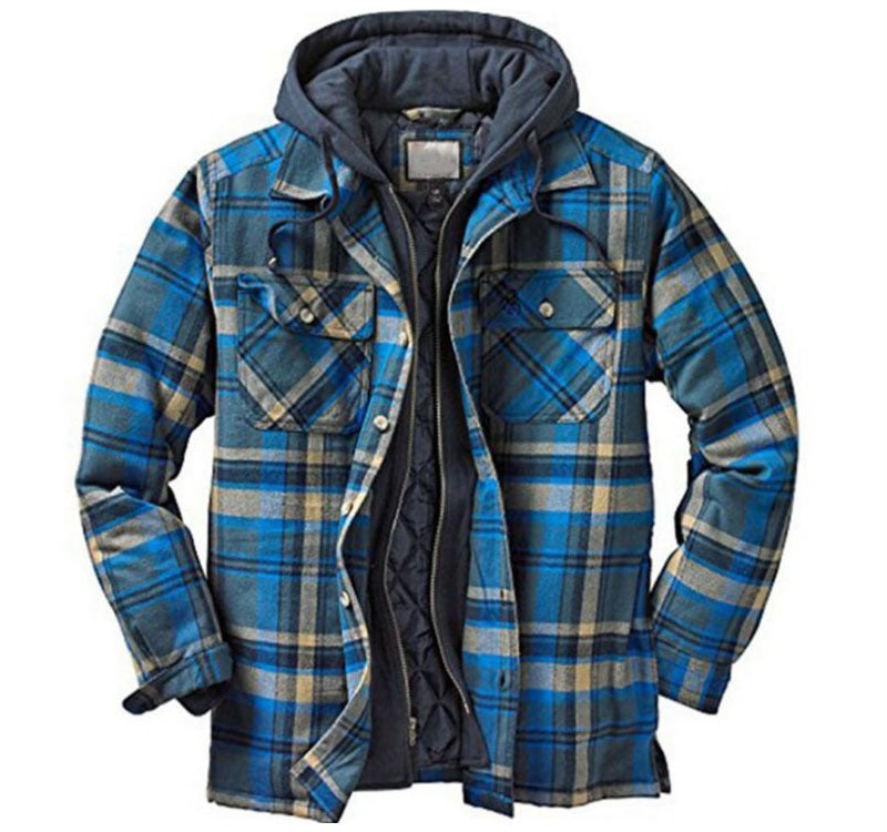 CARLTON | FLEECE-LINED FLANNEL JACKET