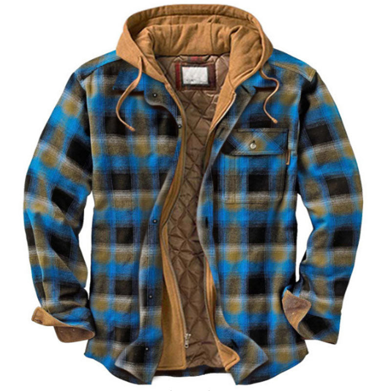 CARLTON | FLEECE-LINED FLANNEL JACKET