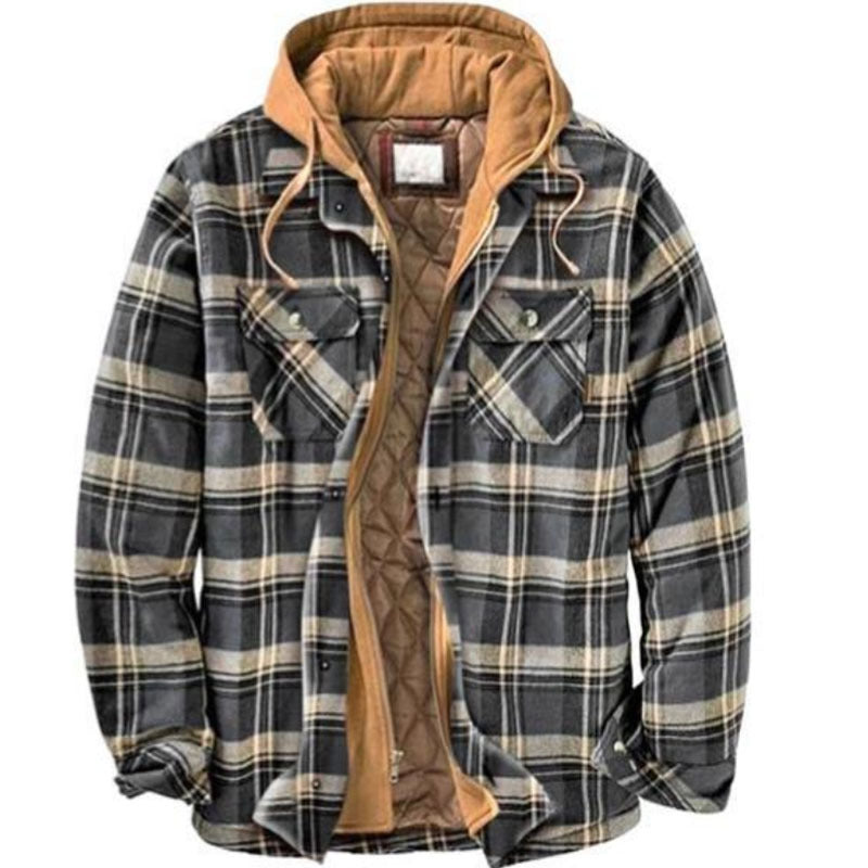 CARLTON | FLEECE-LINED FLANNEL JACKET