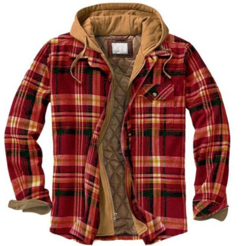 CARLTON | FLEECE-LINED FLANNEL JACKET