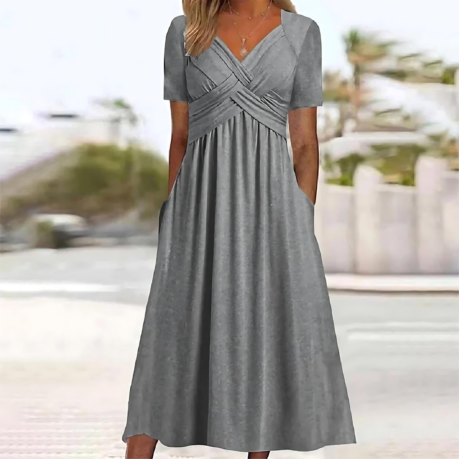 Jamaica - Elegant Midi Dress