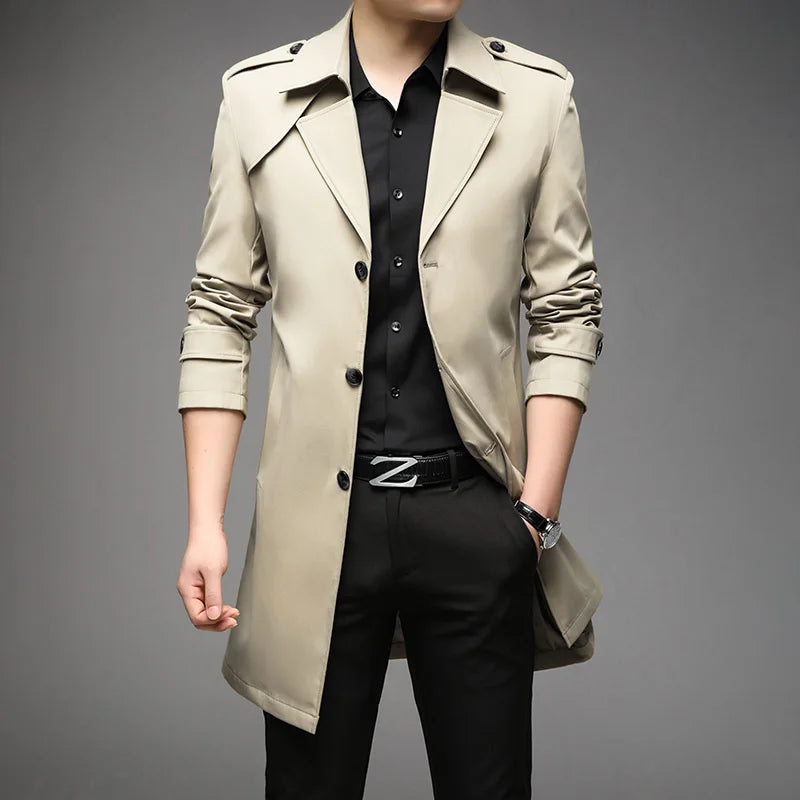 Niro Long Trench Coat