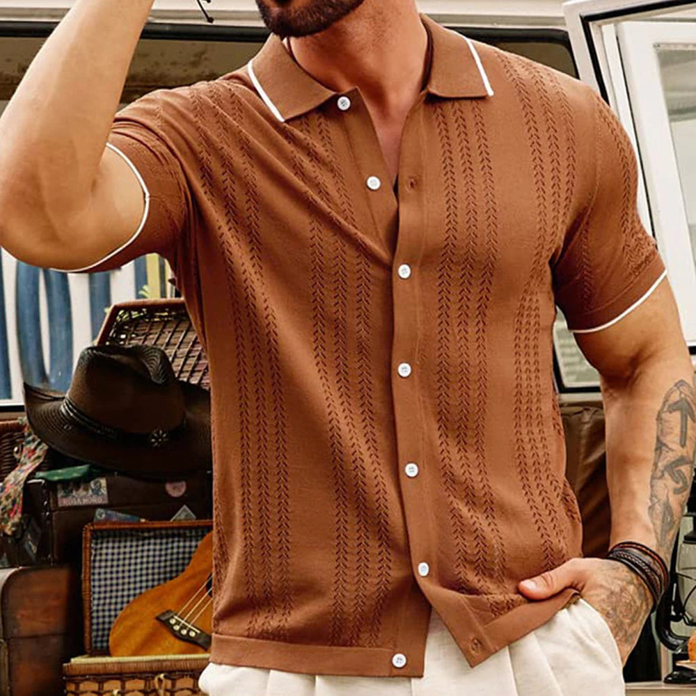 Jake Modern Textured Polo