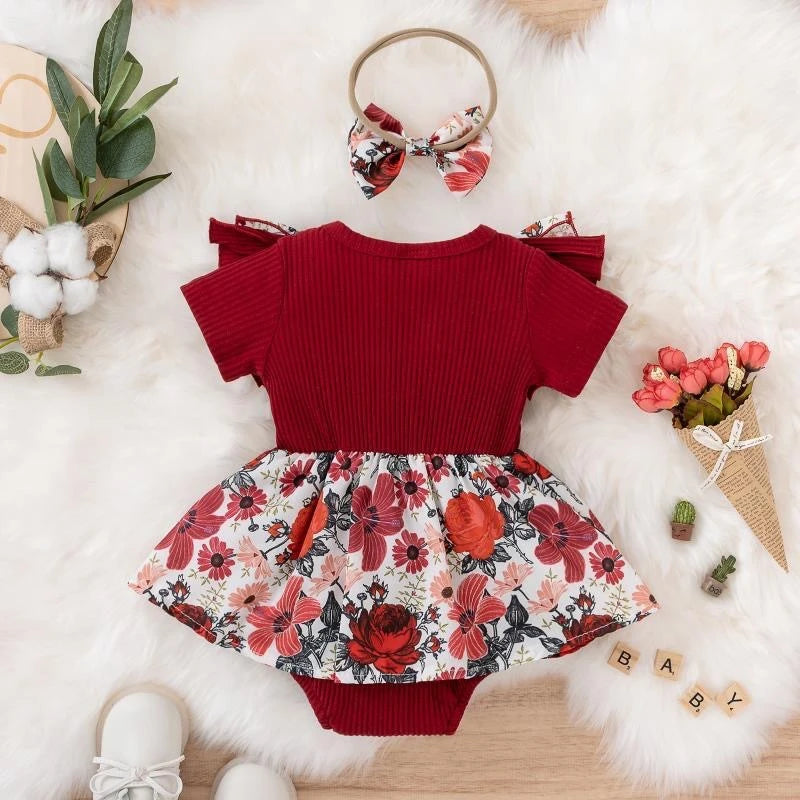 Baby Girl Dress with Bowknot