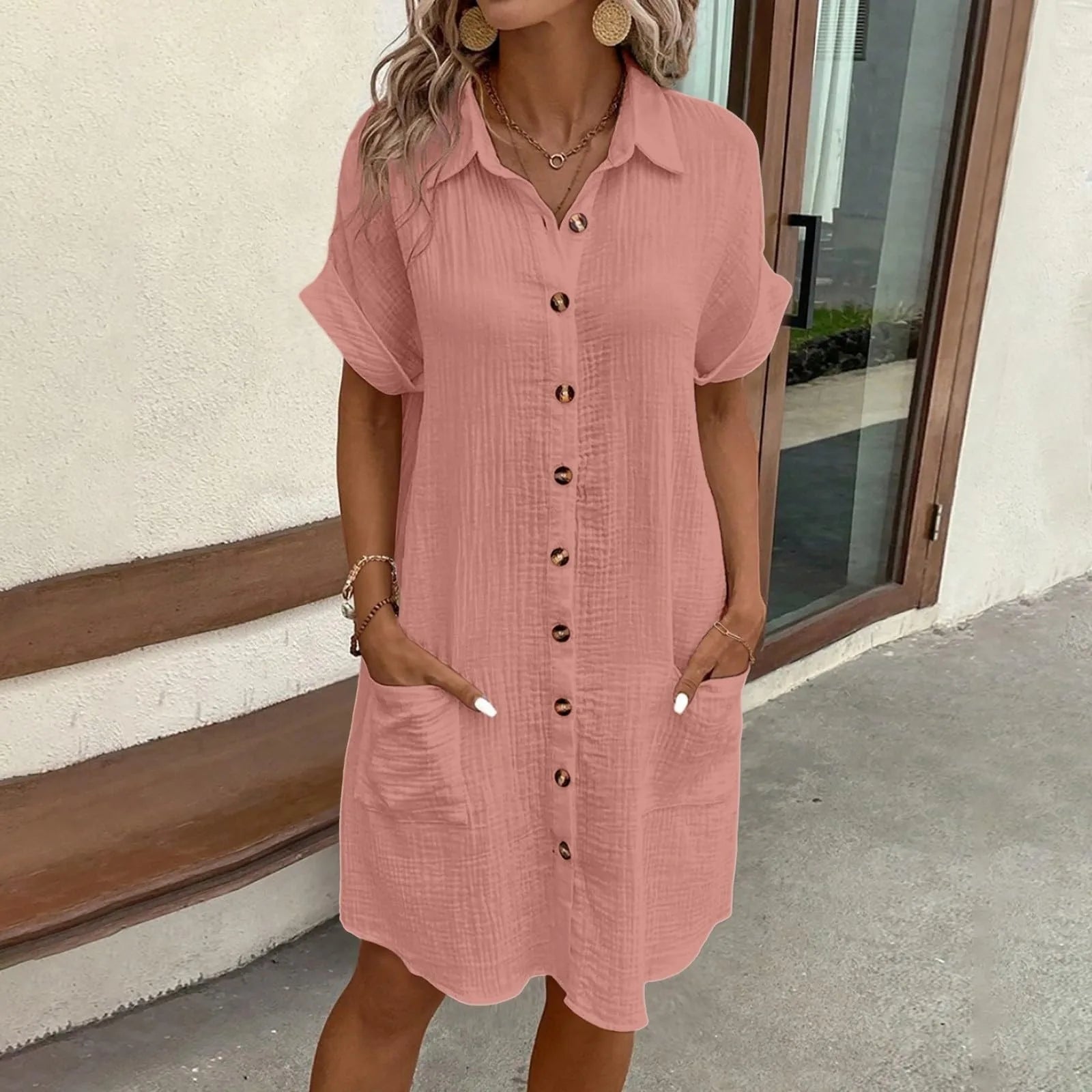 LAURA - LINEN DRESS