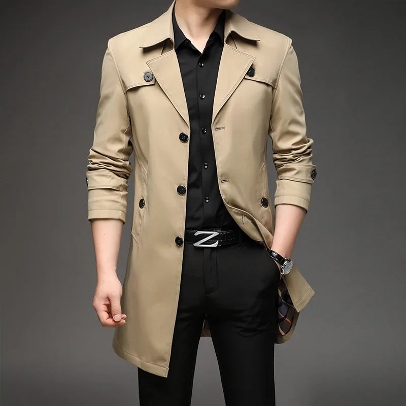 Niro Long Trench Coat