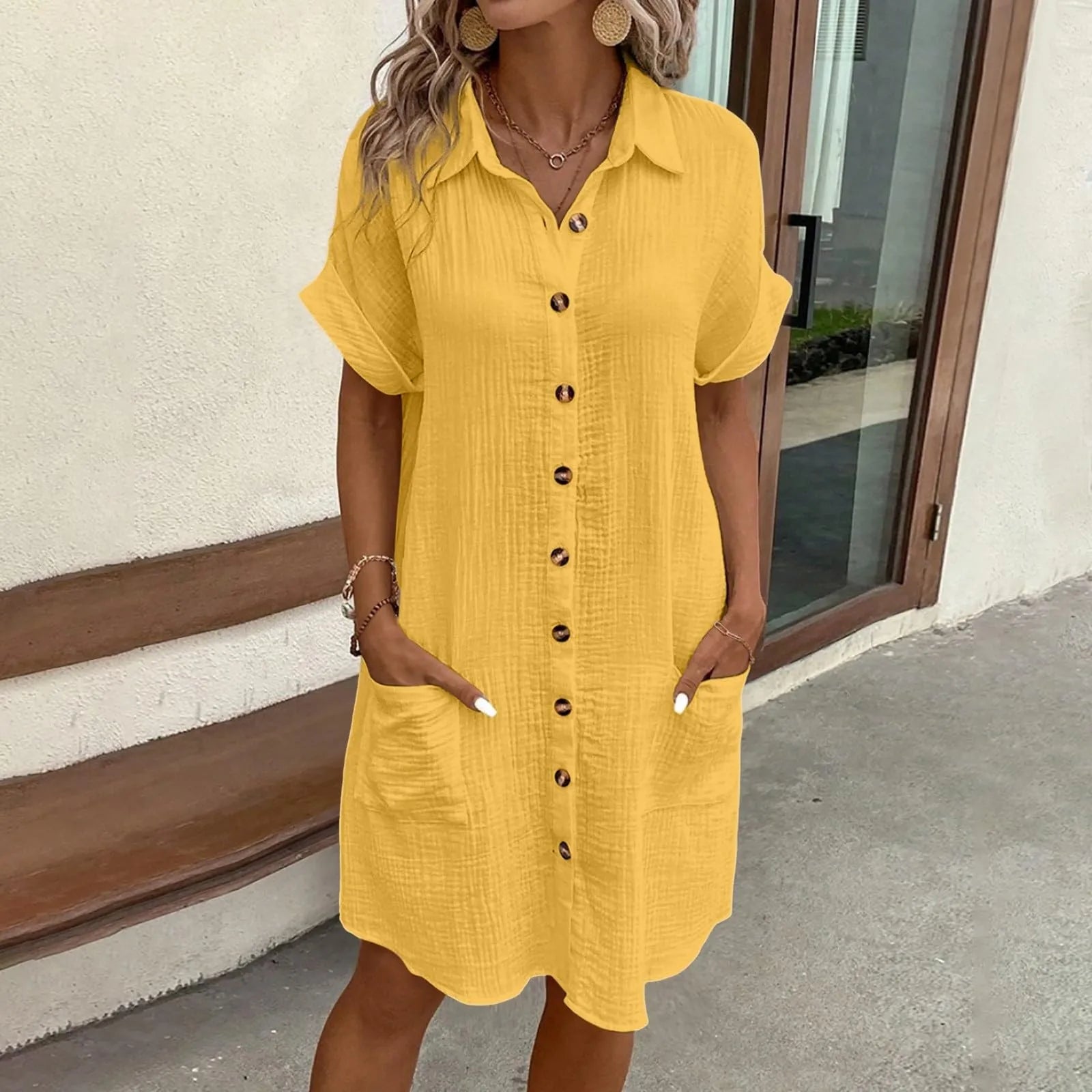 LAURA - LINEN DRESS