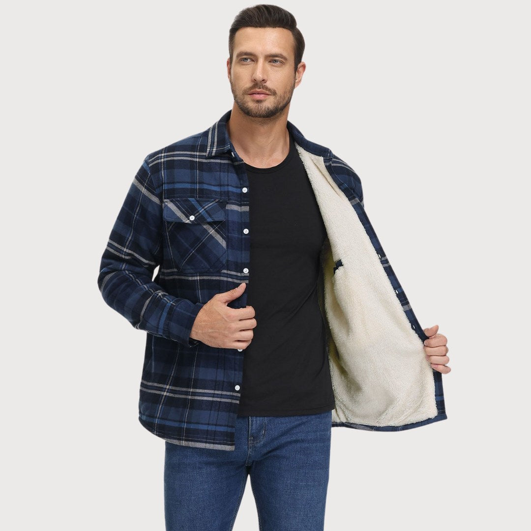 OTTO | FLEECE-LINED CHECKERED JACKET