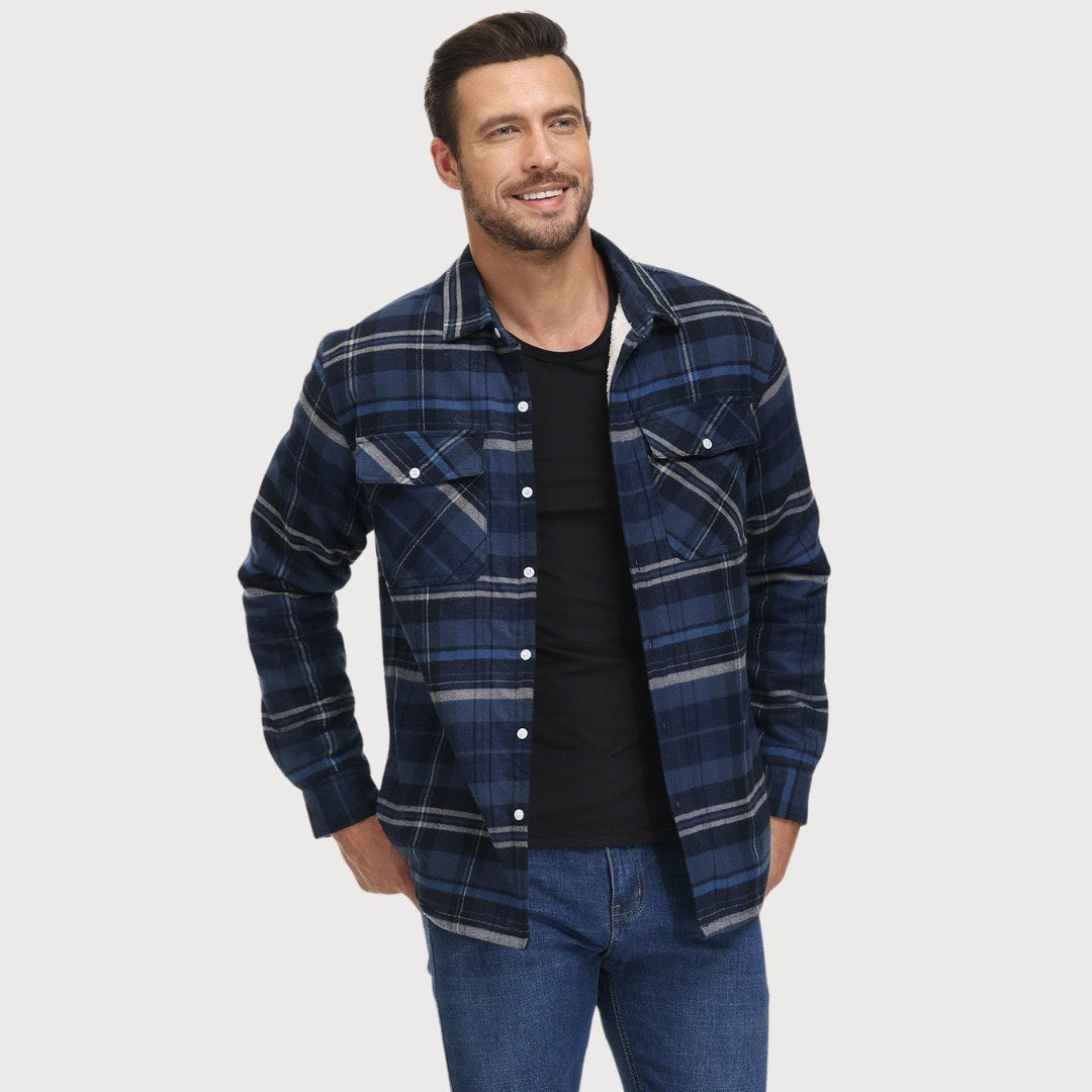 OTTO | FLEECE-LINED CHECKERED JACKET