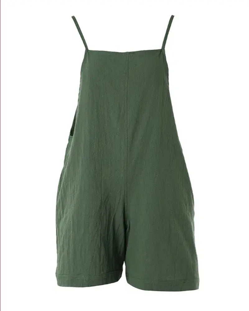 "Venice" Casual jumpsuit with suspenders