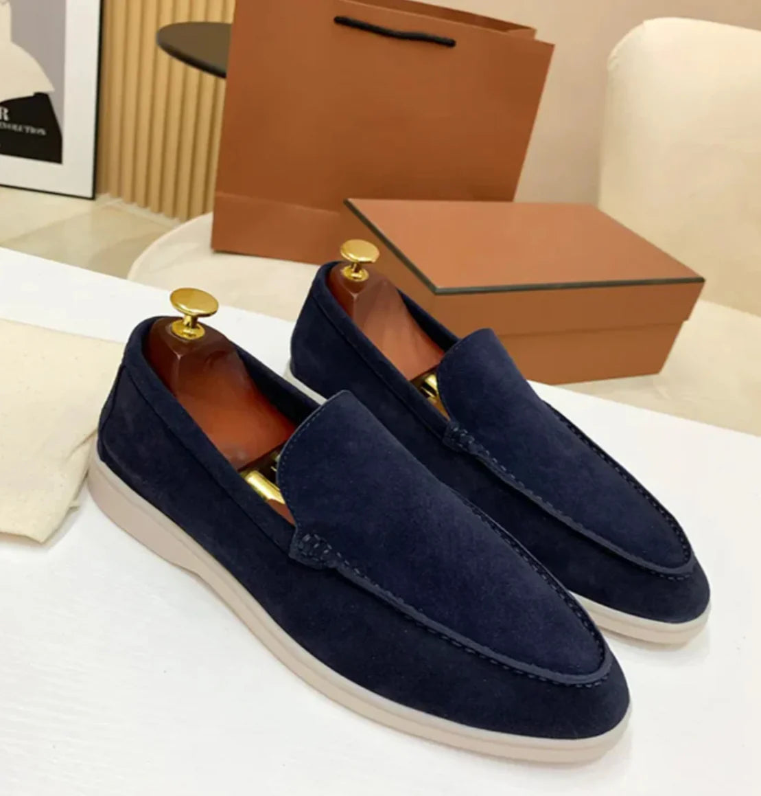 Gizan | Chic Suede Moccasins