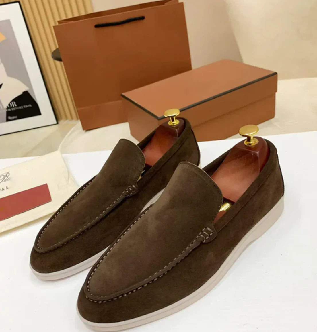 Gizan | Chic Suede Moccasins