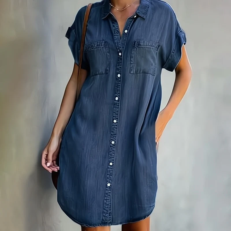 EVIE - DENIM DRESS