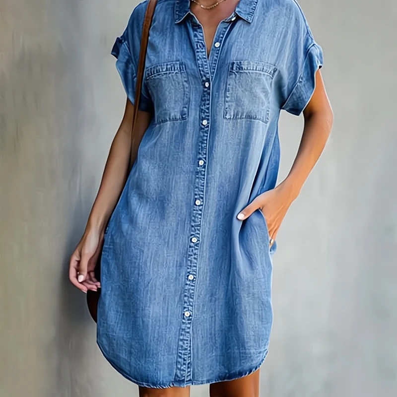 EVIE - DENIM DRESS