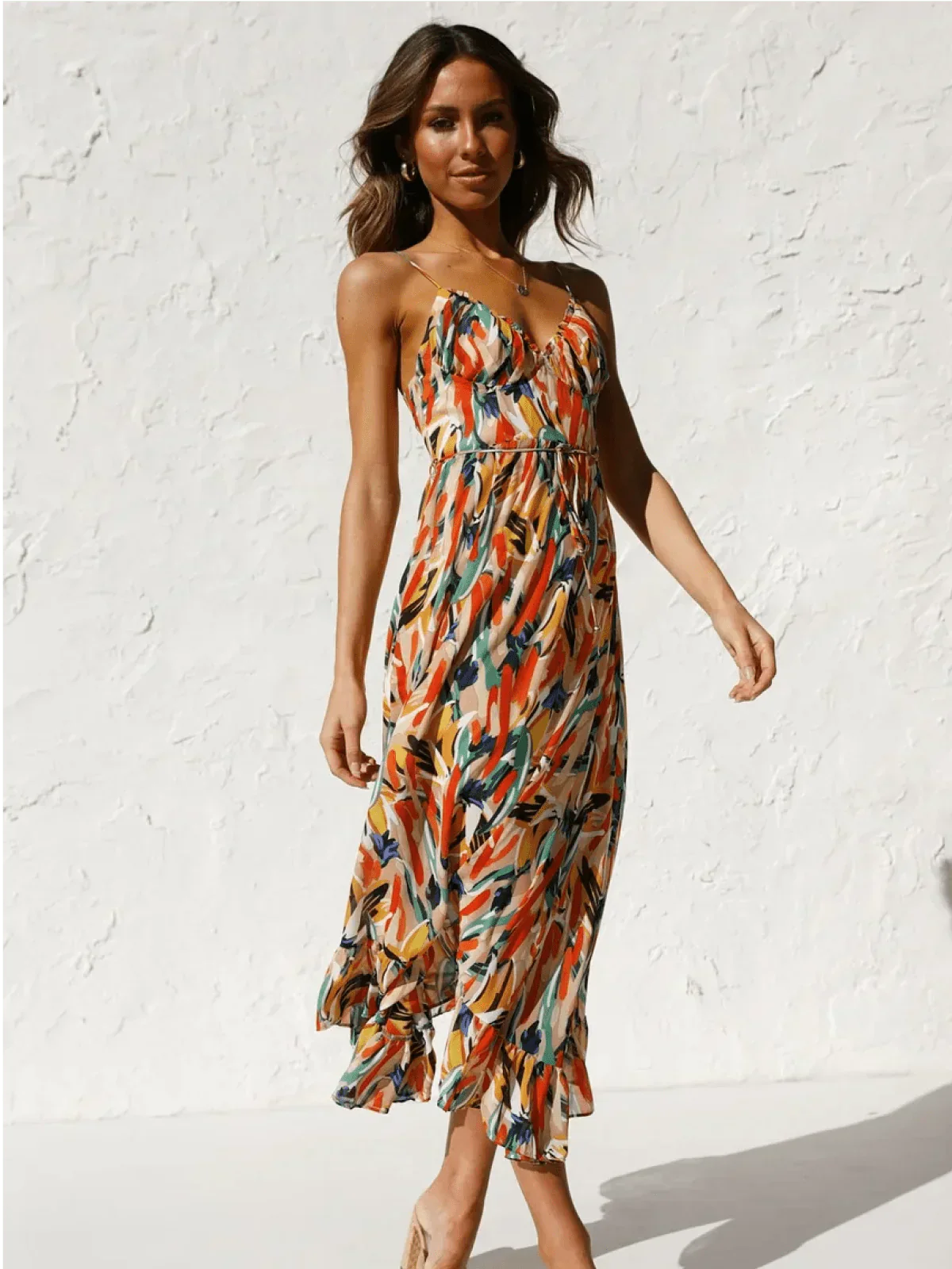 Carmen | Colorful Midi Dress