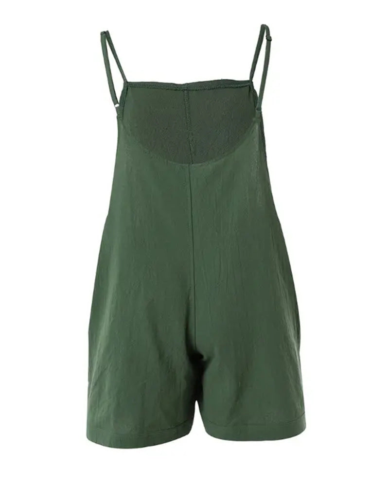 "Venice" Casual jumpsuit with suspenders