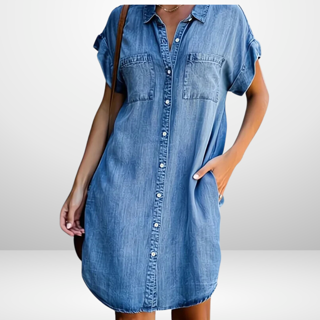 EVIE - DENIM DRESS