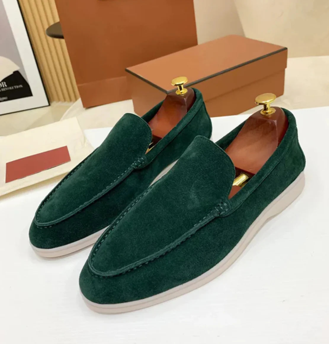 Gizan | Chic Suede Moccasins