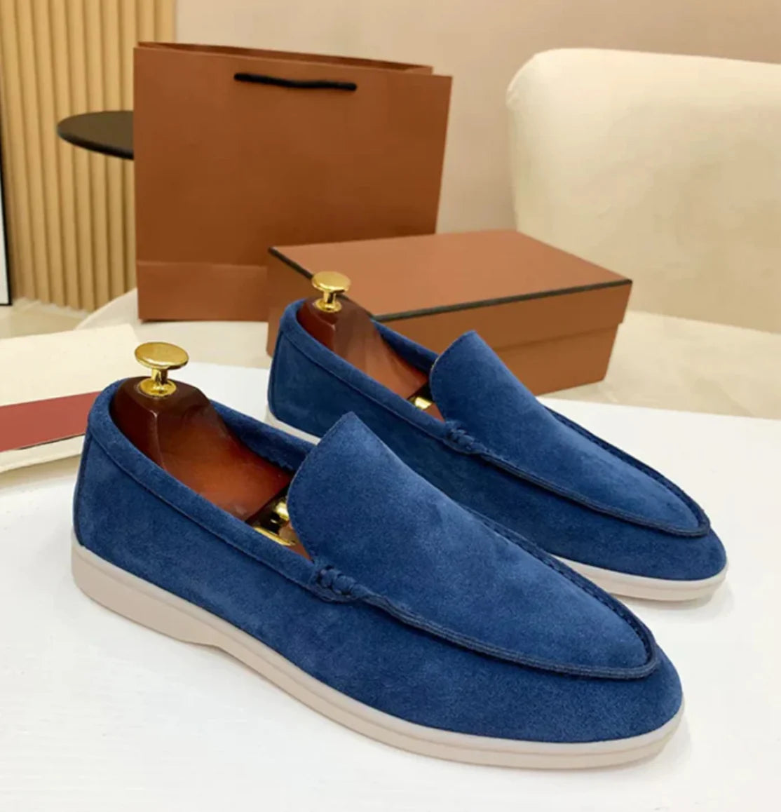 Gizan | Chic Suede Moccasins