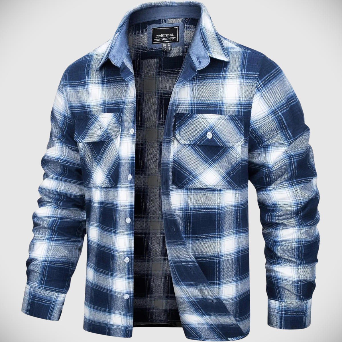 CHARLIE | CHECKED FLANNEL JACKET