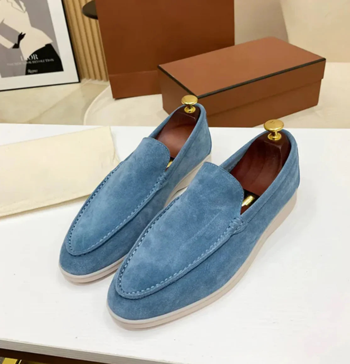 Gizan | Chic Suede Moccasins