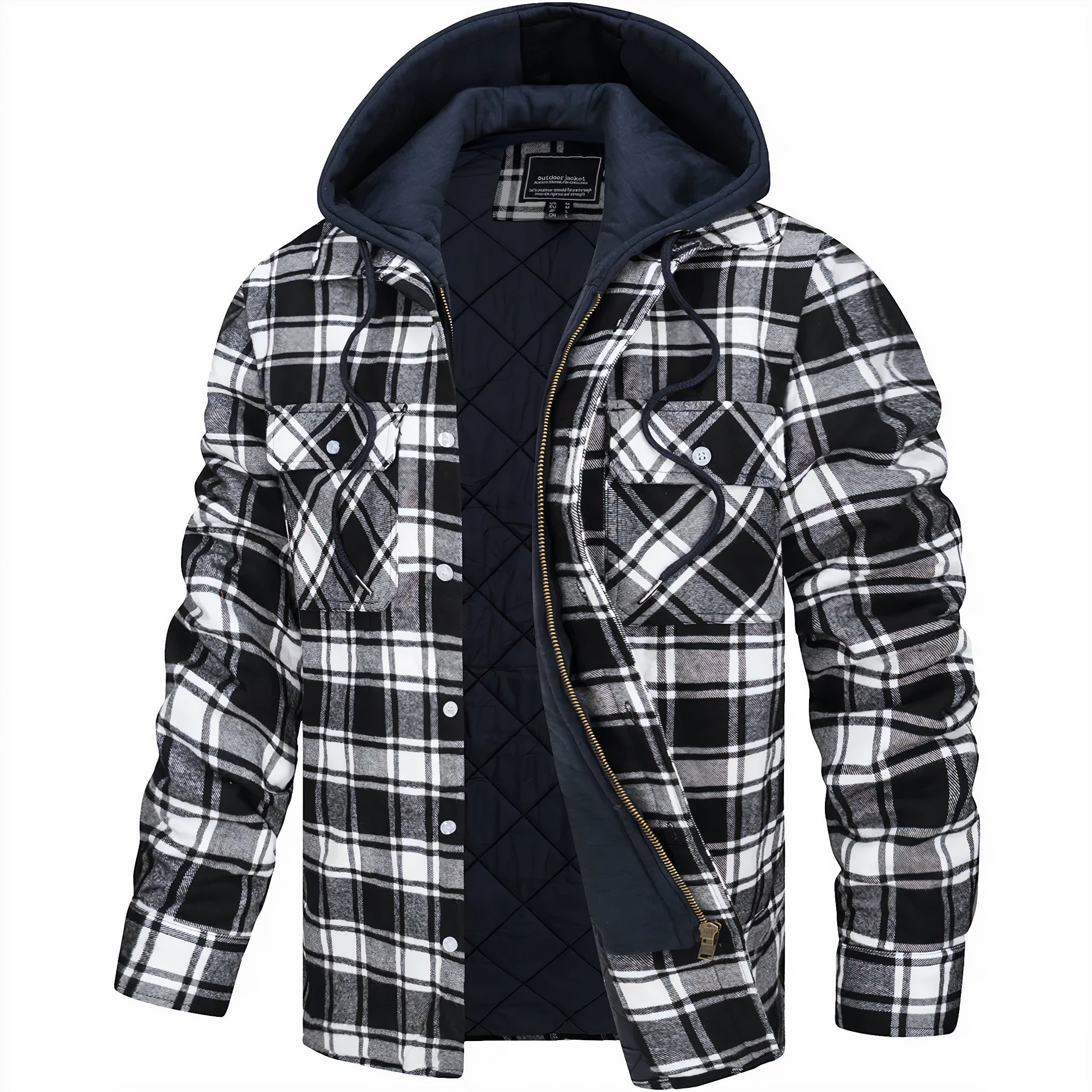 TOBIAS | CHECKERED FLEECE JACKET