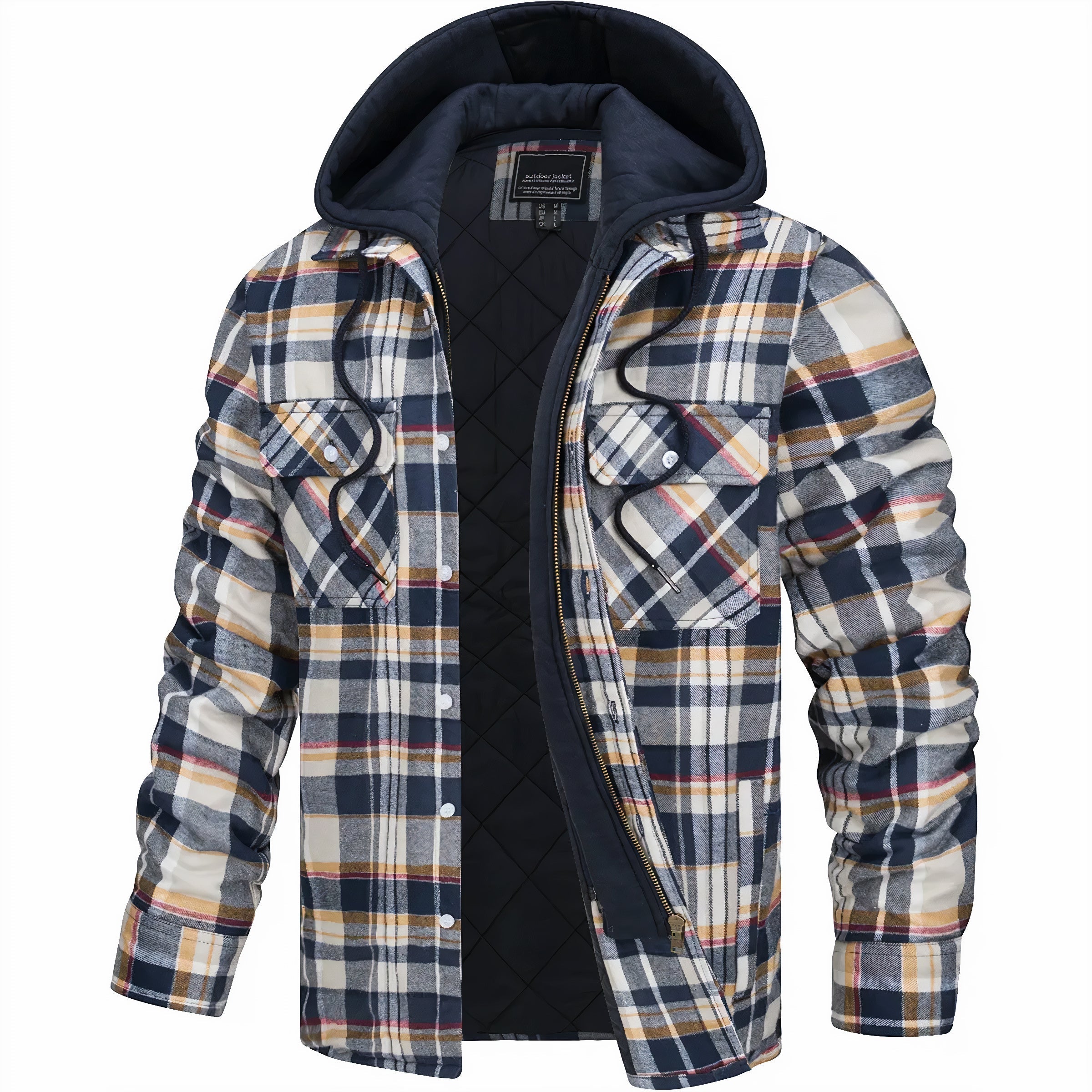 TOBIAS | CHECKERED FLEECE JACKET