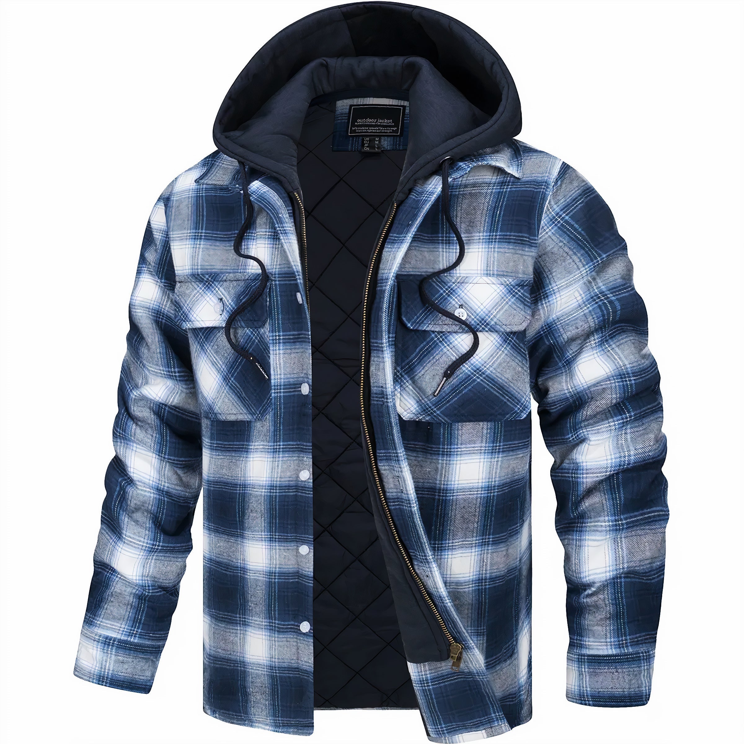 TOBIAS | CHECKERED FLEECE JACKET