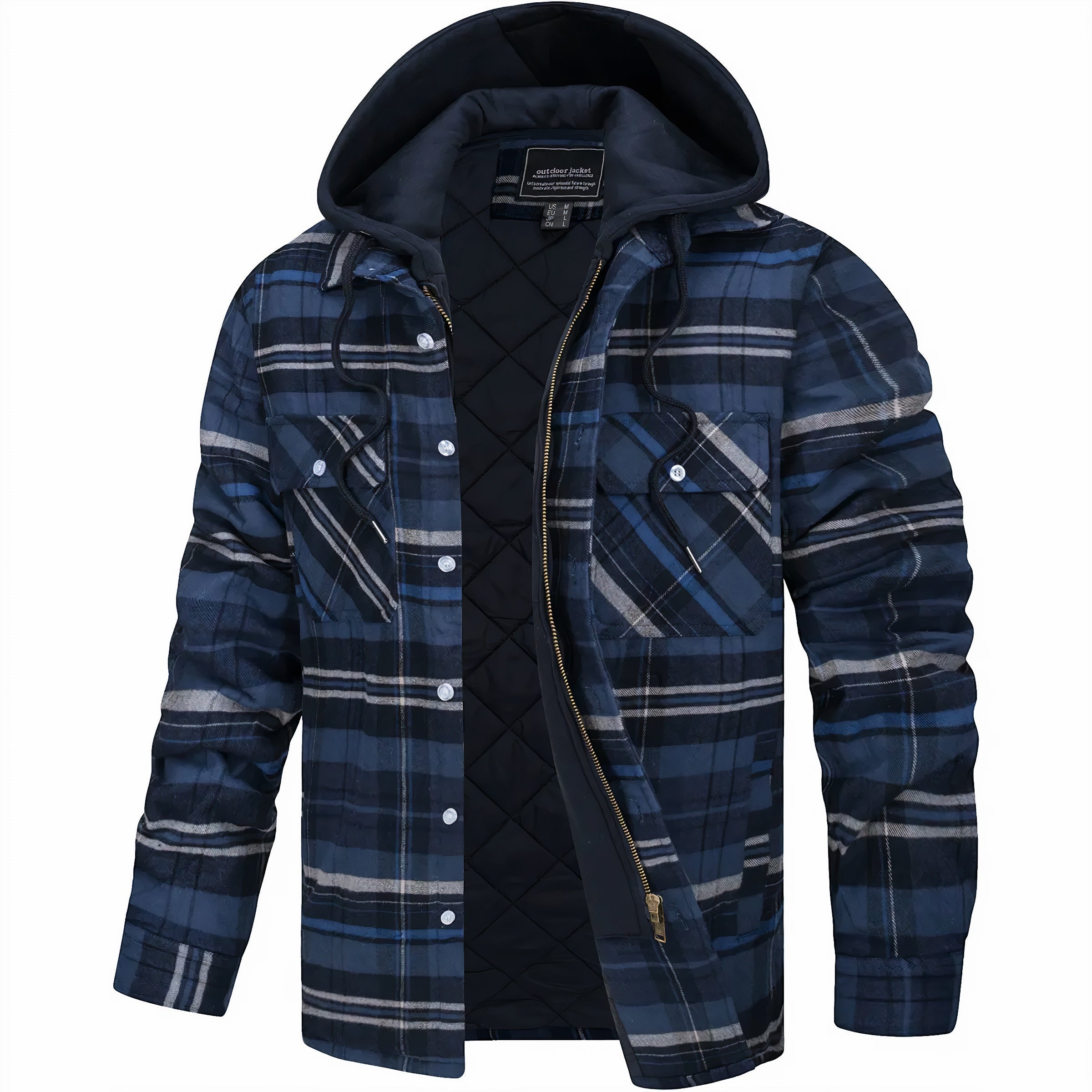 TOBIAS | CHECKERED FLEECE JACKET