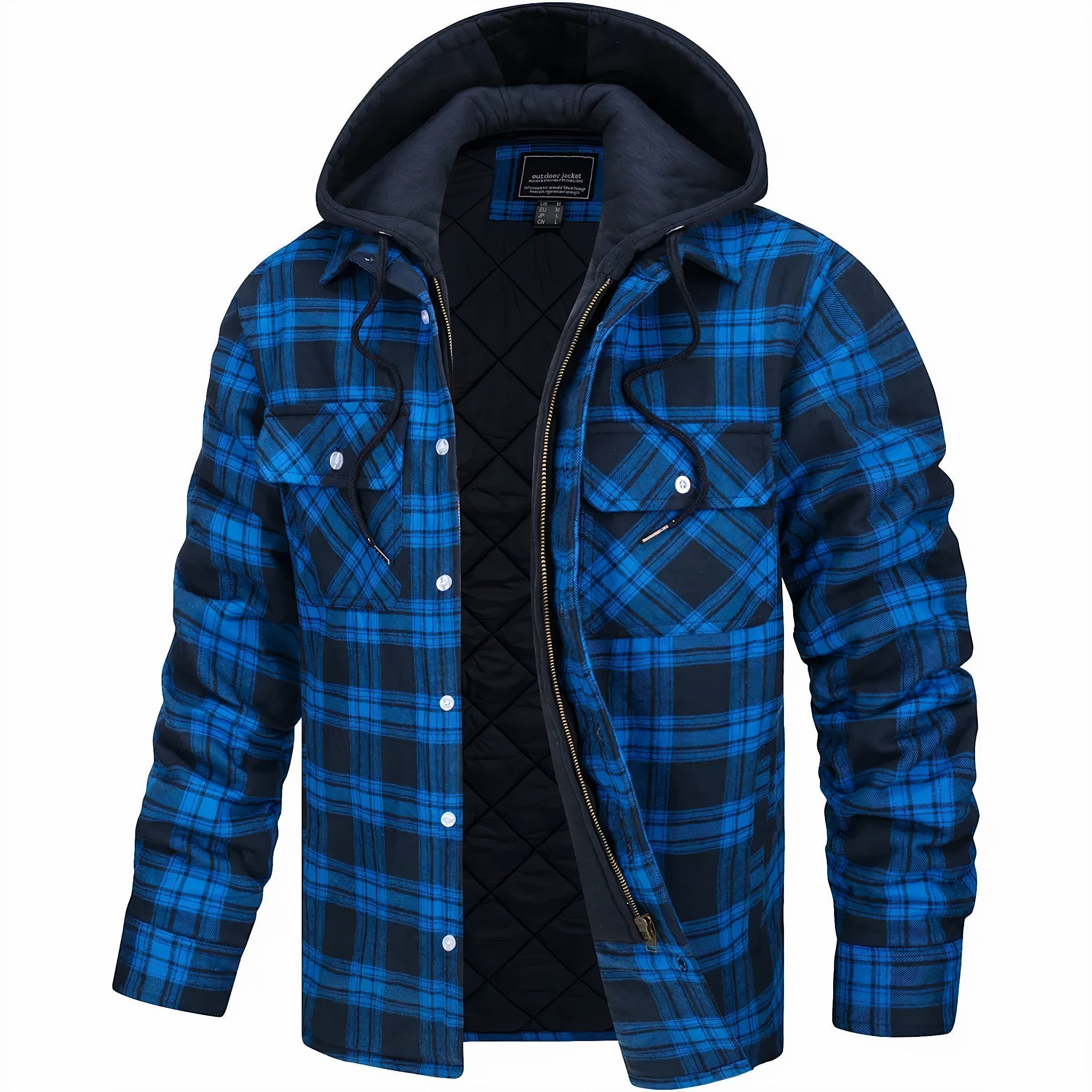 TOBIAS | CHECKERED FLEECE JACKET